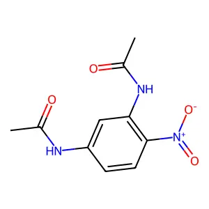 Acetamide, N,N'-(4-nitro-1,3-phenylene)bis- structure