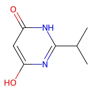 6-Hydroxy-2-isopropylpyrimidin-4(3H)-one structure