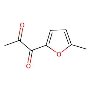 1-(5-Methyl-2-furanyl)-1,2-propanedione structure