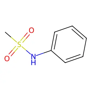 Methanesulfonamide, N-phenyl- structure