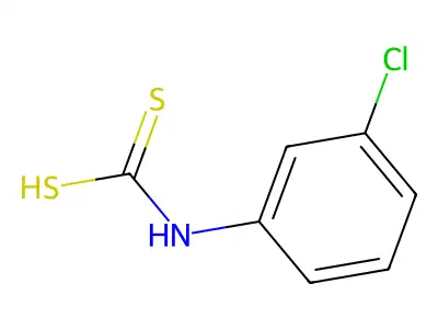 (3-Chlorophenyl)carbamodithioic acid structure