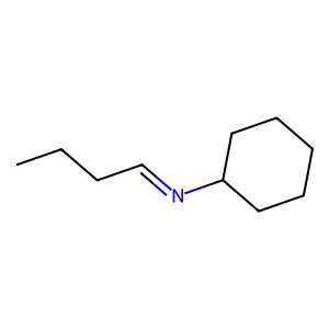 Cyclohexanamine, N-butylidene- structure