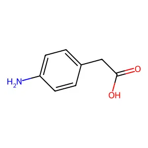4-氨基苯乙酸 structure