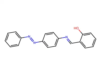 Phenol, 2-[[[4-(phenylazo)phenyl]imino]methyl]- structure