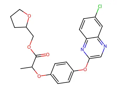 喹禾灵糠酯 structure