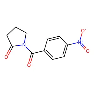 1-(4-Nitrobenzoyl)pyrrolidin-2-one structure