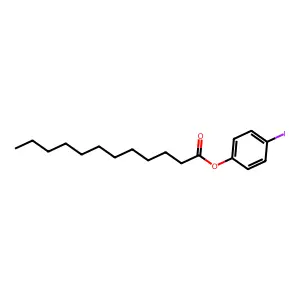 4-Iodophenyllaurate structure