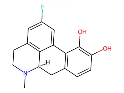 2-Fluoroapomorphine structure