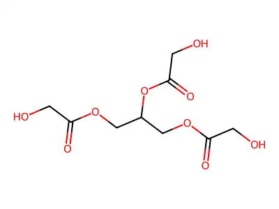 Glyceryl triglycolate structure