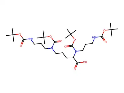 tetra-Boc-spermine-5-carboxylic acid structure