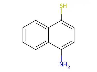 4-Aminonaphthalene-1-thiol structure