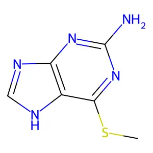 6-Methylthioguanine structure