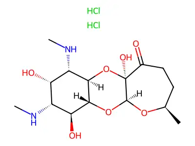 Homospectinomycin dihydrochloride structure