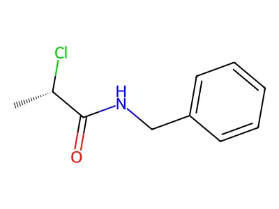 (2S)-N-benzyl-2-chloropropanamide structure