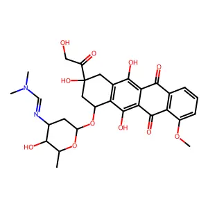 3'-Desamino-3'-dimethylformamidinedoxorubicin structure
