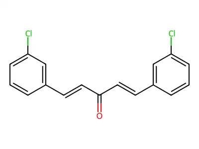 1,4-Pentadien-3-one, 1,5-bis(3-chlorophenyl)- structure