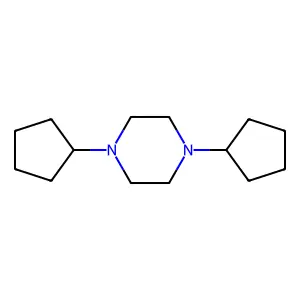 1,4-Dicyclopentylpiperazine structure