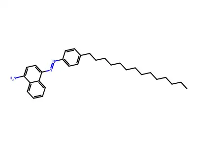 4-[(4-Tetradecylphenyl)diazenyl]naphthalen-1-amine structure