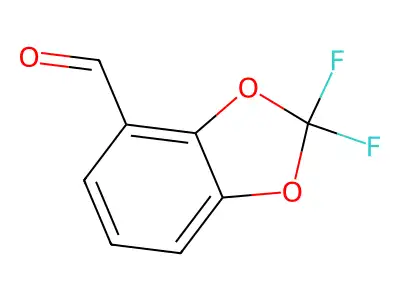 2,2-Difluoro-benzo(1,3)dioxole-4-carbaldehyde structure