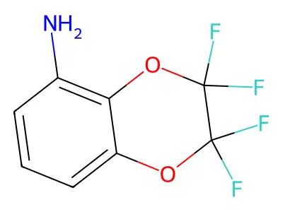 2,2,3,3-Tetrafluoro-2,3-dihydrobenzo[b][1,4]dioxin-5-amine structure