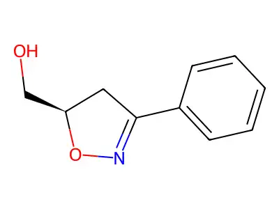 3-Phenyl-5-hydroxymethylisoxazoline structure