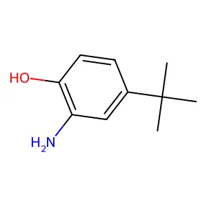 2-Amino-4-tert-butylphenol structure