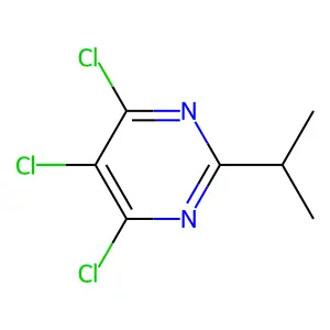 4,5,6-Trichloro-2-propan-2-ylpyrimidine structure