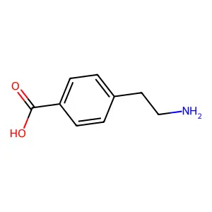 4-(2-Aminoethyl)benzoic acid structure