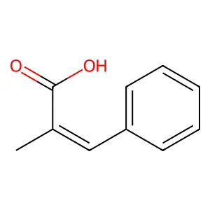 2-甲基-3-苯基丙烯酸 structure