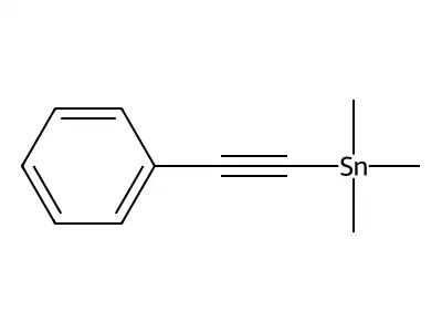 Trimethyl(phenylethynyl)tin structure