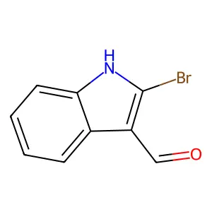 2-Bromo-1H-indole-3-carboxaldehyde structure