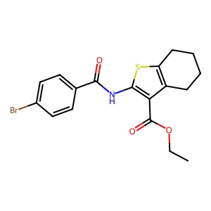 C18H18BrNO3S structure