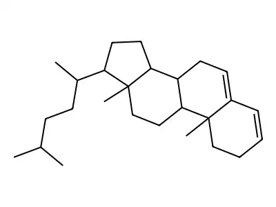 24-降胆甾-3,5-二烯 structure