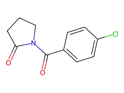 2-Pyrrolidinone, 1-(4-chlorobenzoyl)- structure