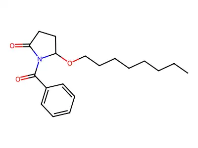 1-Benzoyl-5-(octyloxy)pyrrolidin-2-one structure