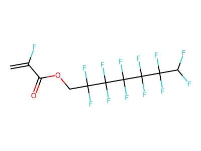 2,2,3,3,4,4,5,5,6,6,7,7-Dodecafluoroheptyl 2-fluoroprop-2-enoate structure