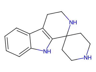 2',3',4',9'-Tetrahydrospiro[piperidine-4,1'-pyrido[3,4-b]indole] structure