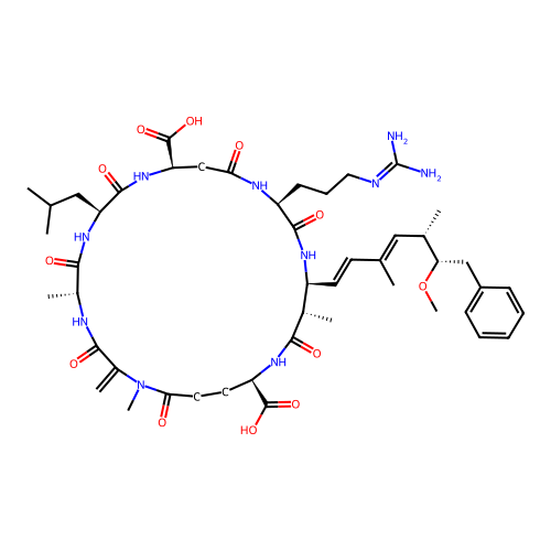 Toxin II, cyanobacterium structure