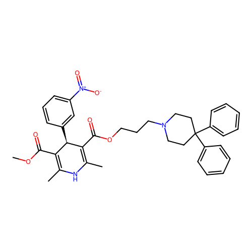 (+)-Niguldipine structure
