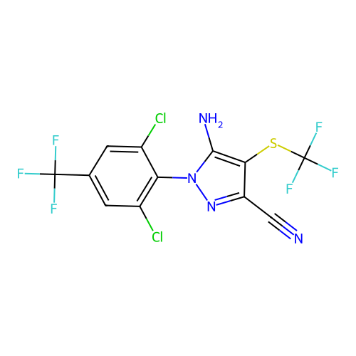 氟虫腈硫醚 structure