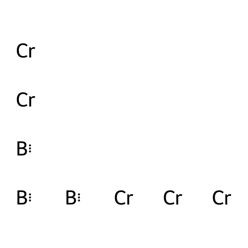 三硼化五铬 structure