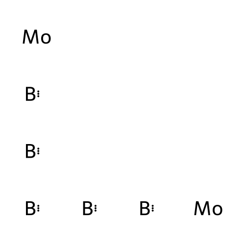Molybdenum boride (Mo2B5) structure