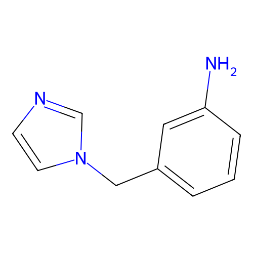 3-(1H-Imidazol-1-ylmethyl)aniline structure