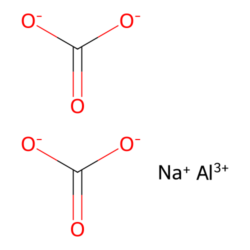 Carbonic acid, aluminum sodium salt, basic structure