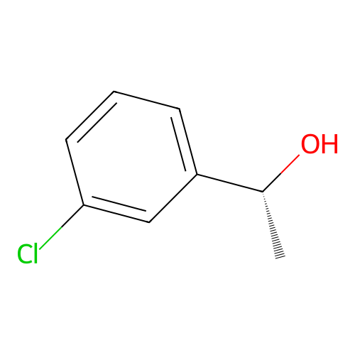 (1R)-1-(3-chlorophenyl)ethan-1-ol structure