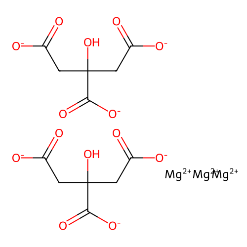 柠檬酸镁 structure