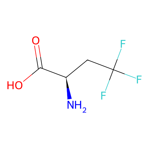 (2R)-2-amino-4,4,4-trifluorobutanoic acid structure