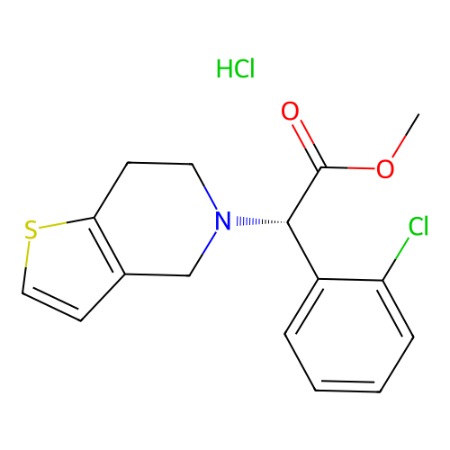 Clopidogrel Hydrochloride structure
