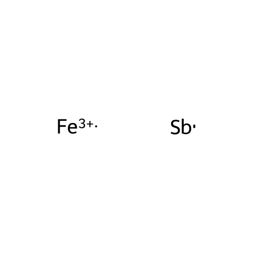 Antimony, compd. with iron (1:1) structure