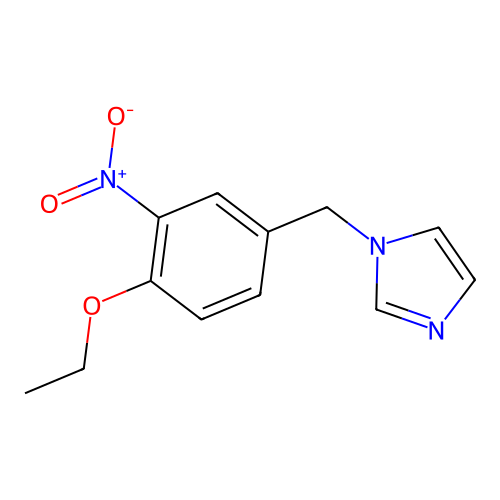 1-(4-Ethoxy-3-nitro-benzyl)-1H-imidazole structure